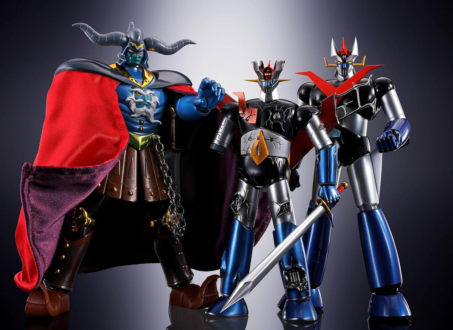 TAMASHII NATIONS Soul of Chogokin GX-105D Mazinger Z Leather Shinka Damaged Version ABS & Die Cast Pre-painted Action Figure BAS61018D