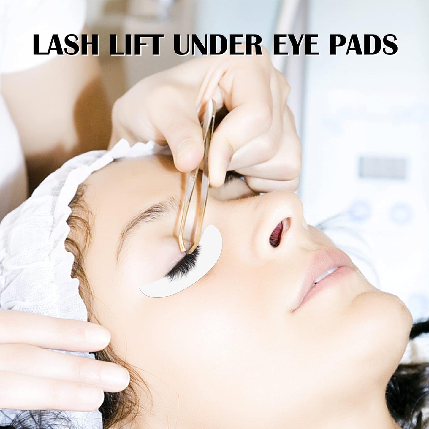 Libeauty 3 Pairs Reusable Eyelash Extension Eyepad Eyelash Lift/Tint Under Eye Gel Pad Patch Kit Soft Skin