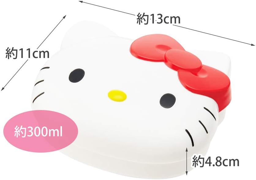 Skater Die-Cut Lunch Box 300ml Bento Box Hello Kitty 14 Sanrio LBD2-A