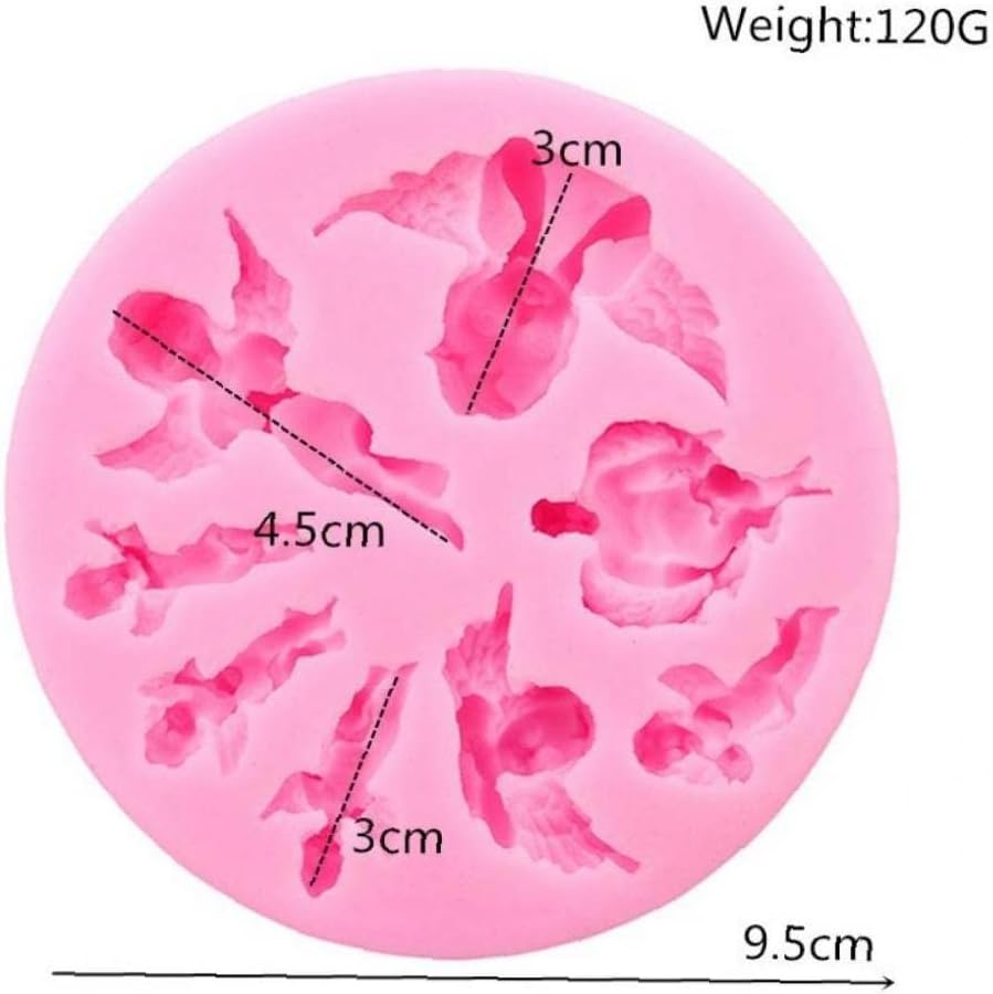 Cake Mold Angel 3d Silicone Mold Chocolate Mold Pastry Mold Fondant Cake Decorating Tool Diy Pastry Baking Mold