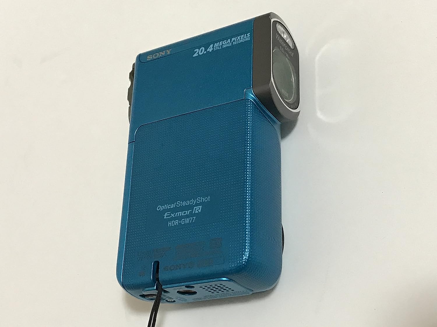 SONY デジタルHDビデオカメラレコーダー ブルー HDR-GW77V/L