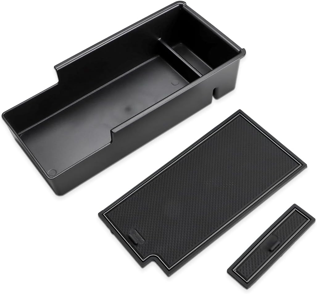 Auovo Toyota Prius 60 Series/65 Series Console Tray Center Console (MXWH60-AHXHB/MXWH65-AHXHB 2023.1~ Prius PHEV 3rd Generation 2023.3~) ABS Material Charging USB Function Interior Parts Red Black