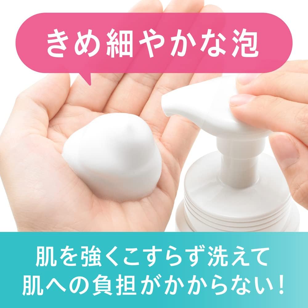 Curel Moisturizing Foaming Facial Cleanser, Large Size, 10.1 fl oz (300 ml)