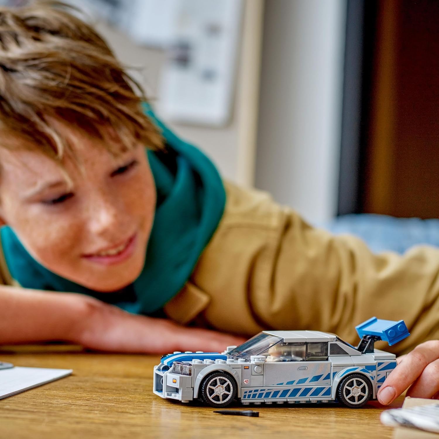 LEGO Speed Champions Fast & Furious Nissan Skyline GT-R (R34) Toy, Building Blocks, Birthday Present, Car, Mini Car, For Boys, Girls, Children, Ages 9 to 11, 76917