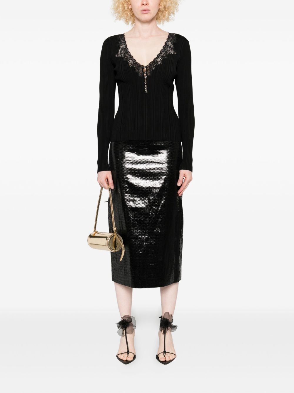 Self セルフポートレートvネックセーター - Image 8