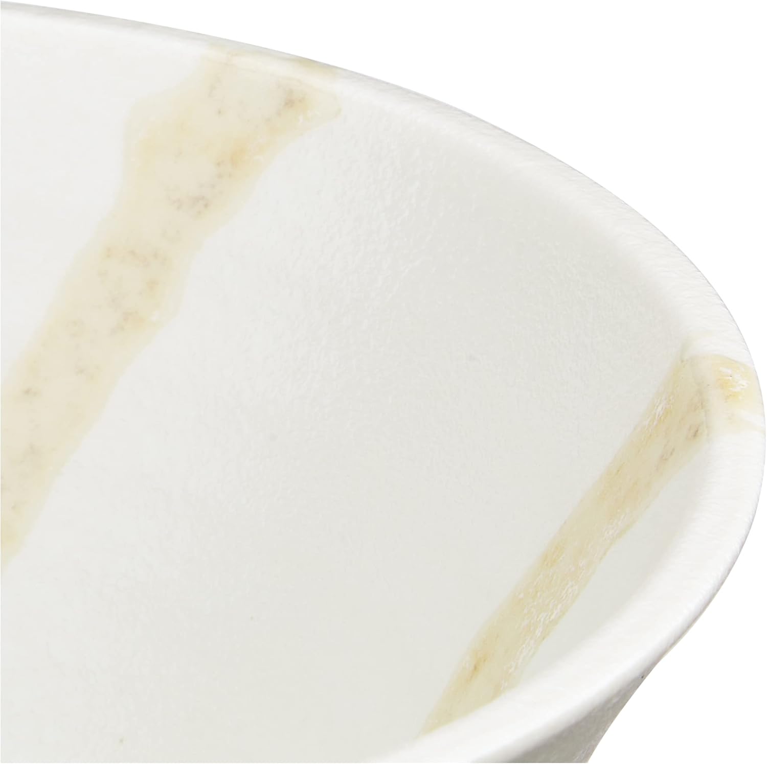 Minoyaki Ramen Bowl / Donburi Bowl Splatted Perpendicular Bowl