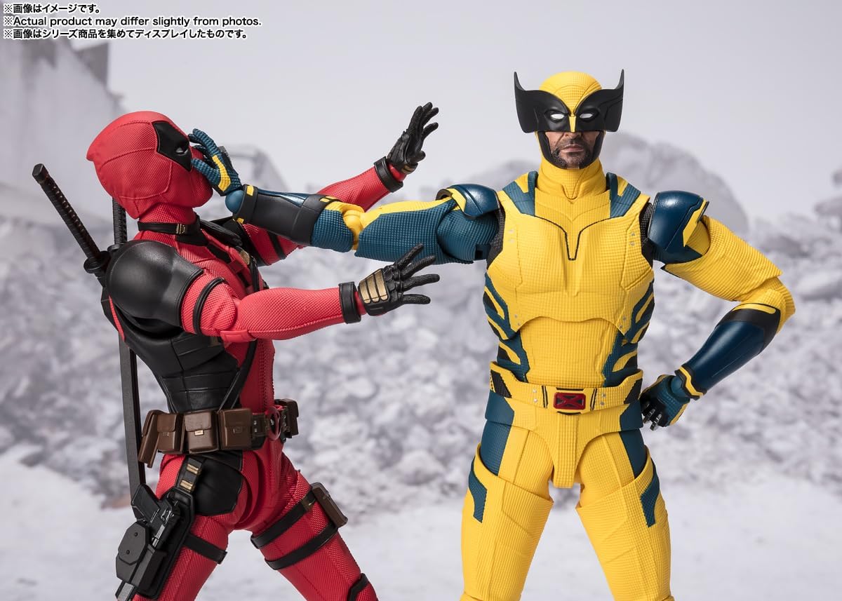 BANDAI SPIRITS S.H. Figuarts Wolverine (Deadpool & Wolverine), Approx. 6.1 inches (155 mm), PVC & ABS, Pre-painted Action Figure