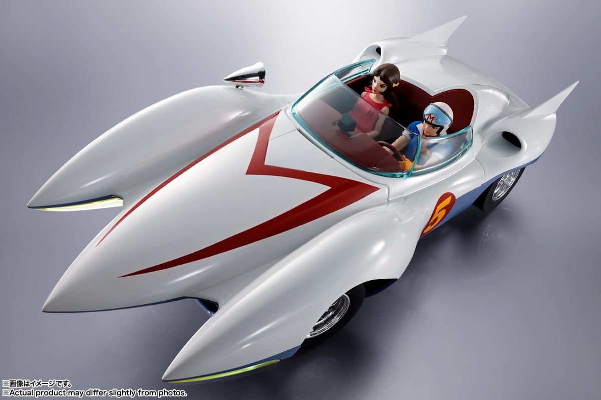 TAMASHII NATIONS Chogokin Mach GoGo Mach No. Approx. 10.6 inches (270 mm), PVC & ABS & Die Cast Pre-painted Action Figure
