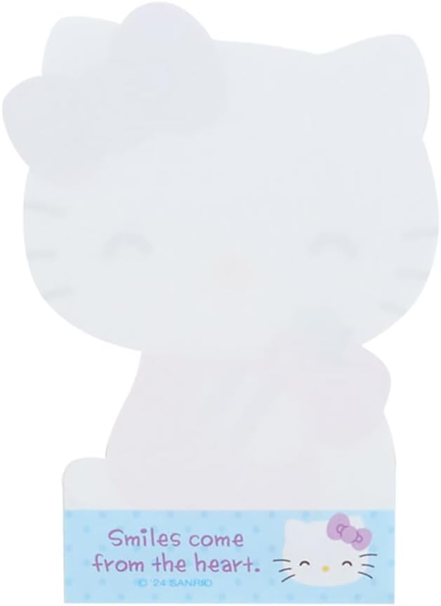 Sanrio 459135 Hello Kitty Character Shaped Memo, Kitty-chan, Hello Kitty, 4.5 x 3.3 x 0.3 inches (11.6 x 8.4 x 0.9 cm), Character