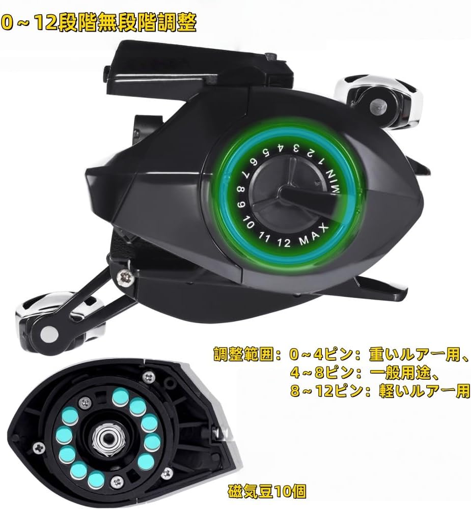 Electric Fishing Reel, Smooth Winding, Lightweight, High Resistance, USB Charging, Gear Ratio: 7.2:1, Long Throw, Ice Fishing, Freshwater Fishing, Saltwater Fishing