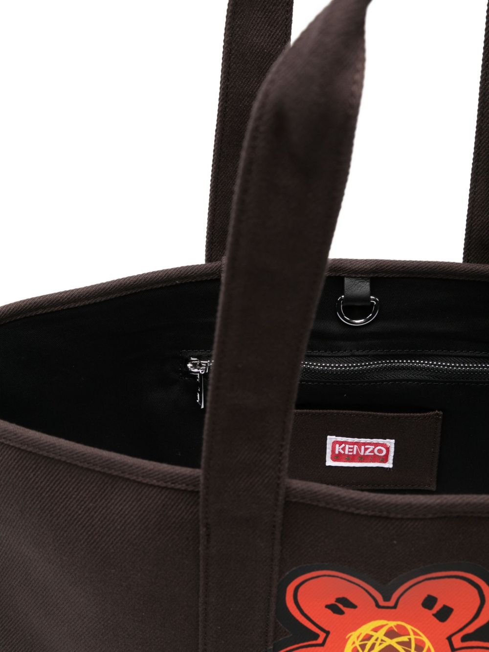 Kenzo Kenzo Futuraロゴコットントートバッグ - Image 8