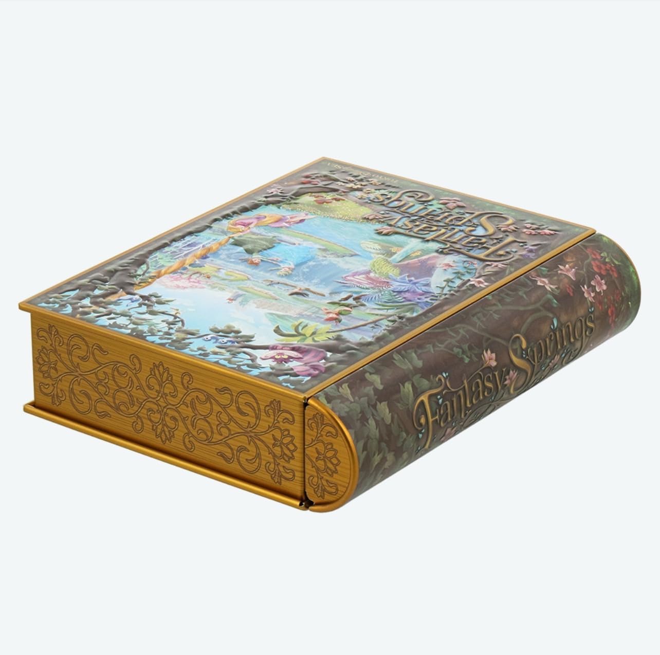Tokyo DisneySea Exclusive, Chocolate Tin Fantasy Springs, A Spectacular and Beautiful World View Themed Goods, Dreaming of Fantasy Springs, TDR TokyoDisneyResort, Snacks, Souvenirs, Disney Goods,