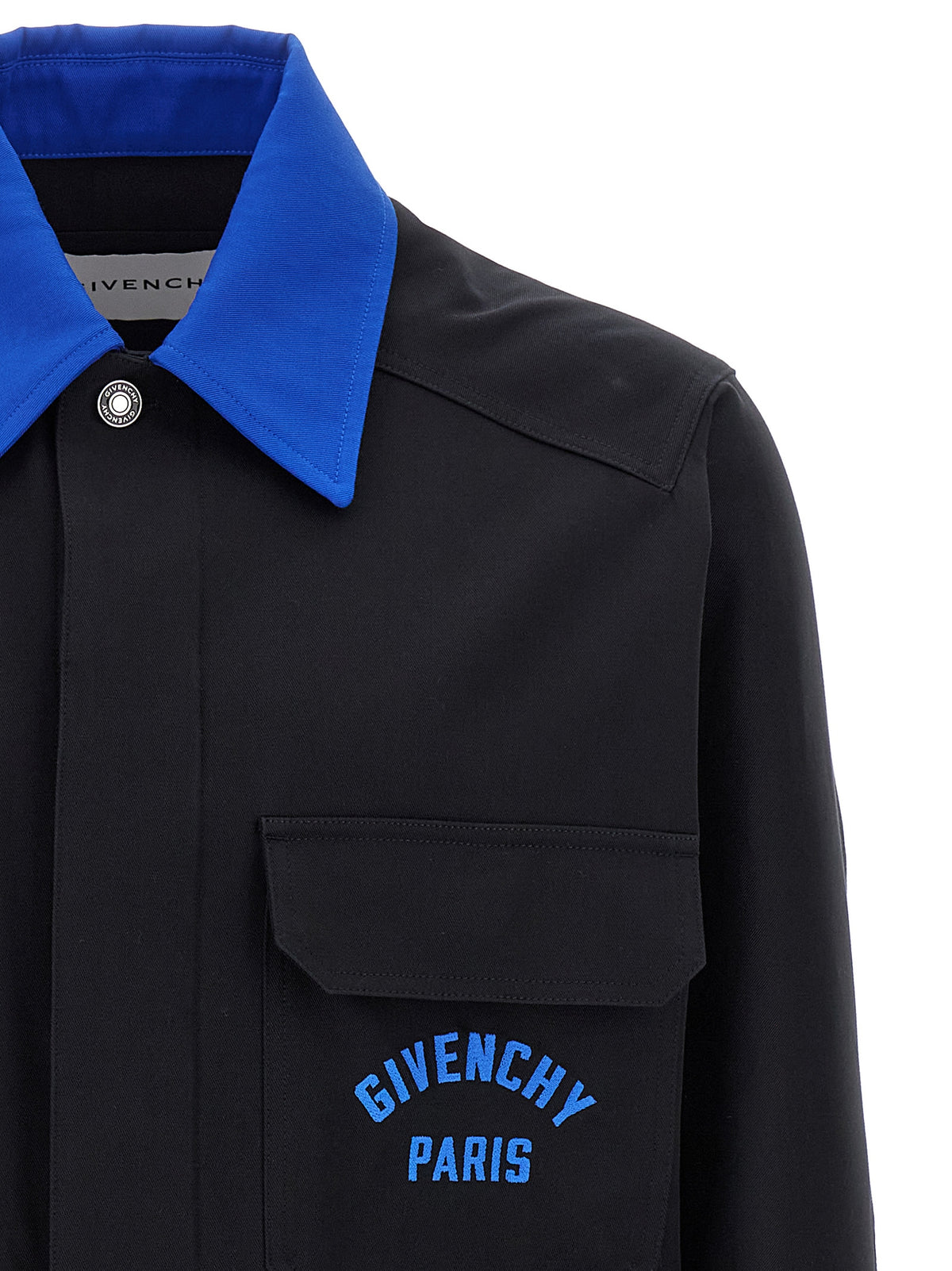 Givenchy Givenchy Logo Embroidery Overshirt - Image 8