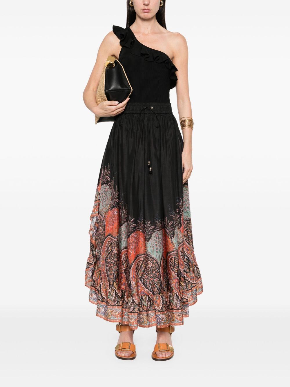 Zimmermann Zimmermann Rhiannonプリントシルクスカート - Image 8