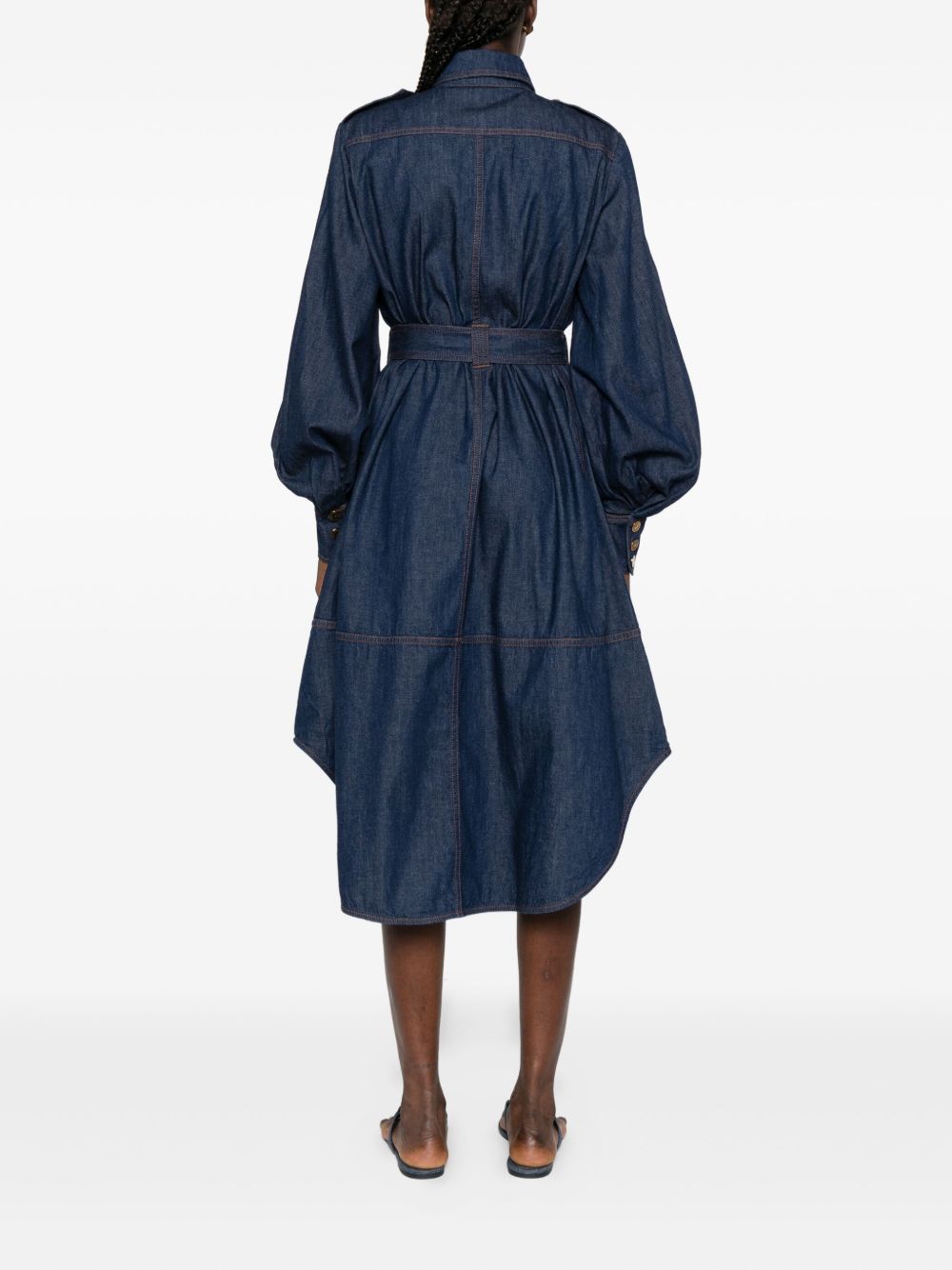 Zimmermann Zimmermann Denim Midiドレス - Image 8