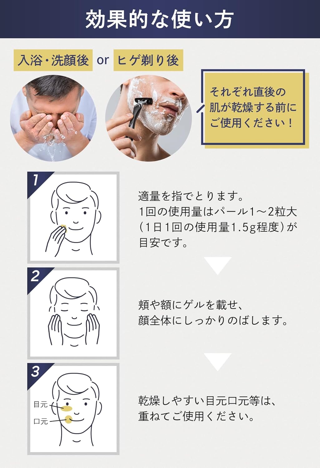 Tsumugi Men's All-in-One Medicated Gel (Medicinal Whitening Gel) with Placenta Formula, Can be used as a substitute for lotion