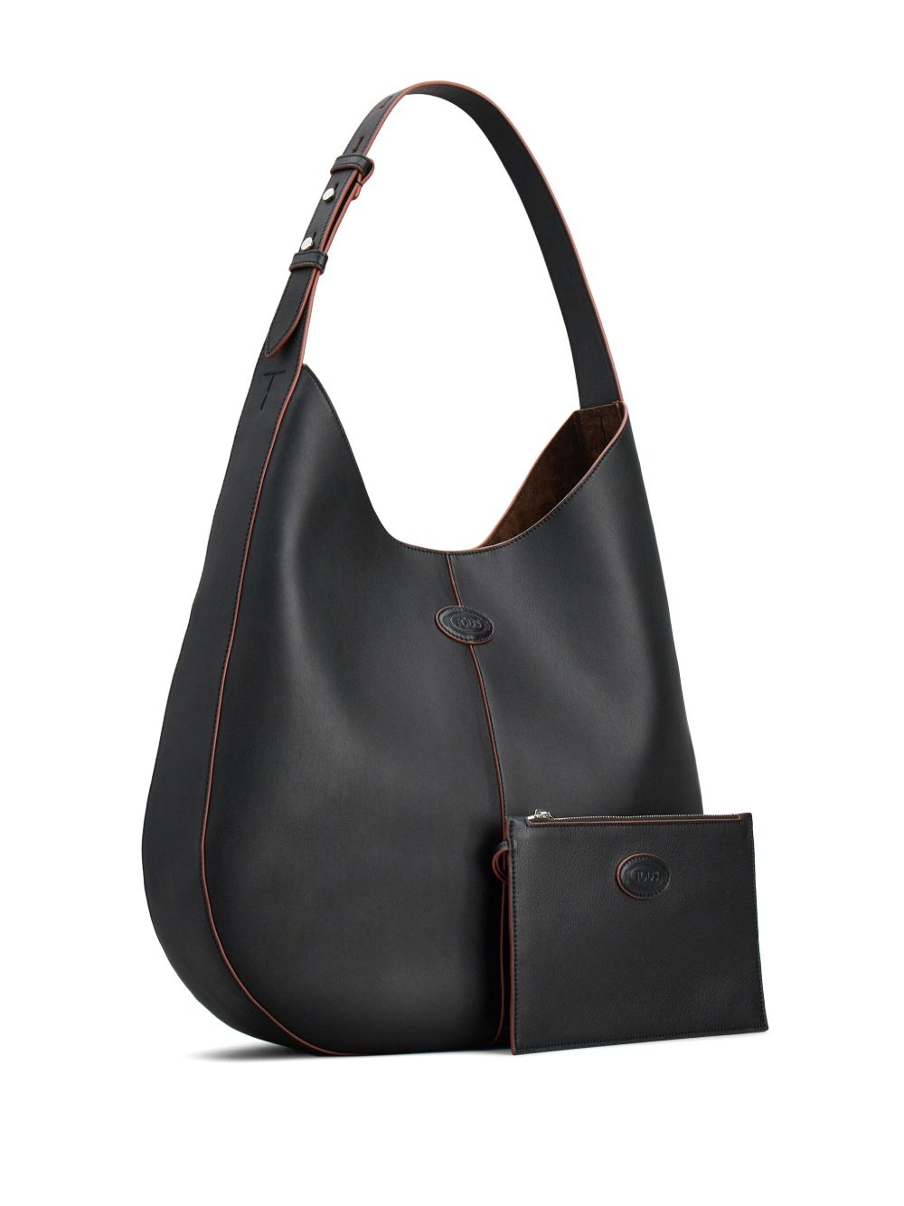 Tods トッド 'S DIバッグミディアムレザーホーボーバッグ - Image 8