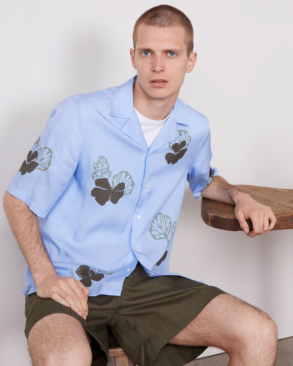 Off Officine Generale Shirts Blue - Image 8