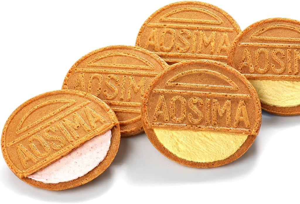 Aoshima Senbei Fruity (Mango Flavor, Mandarin Flavor, Strawberry Flavor), 12 Sheets x 2 Boxes, Long Seller, Miyazaki Famous Sweets, Souvenir