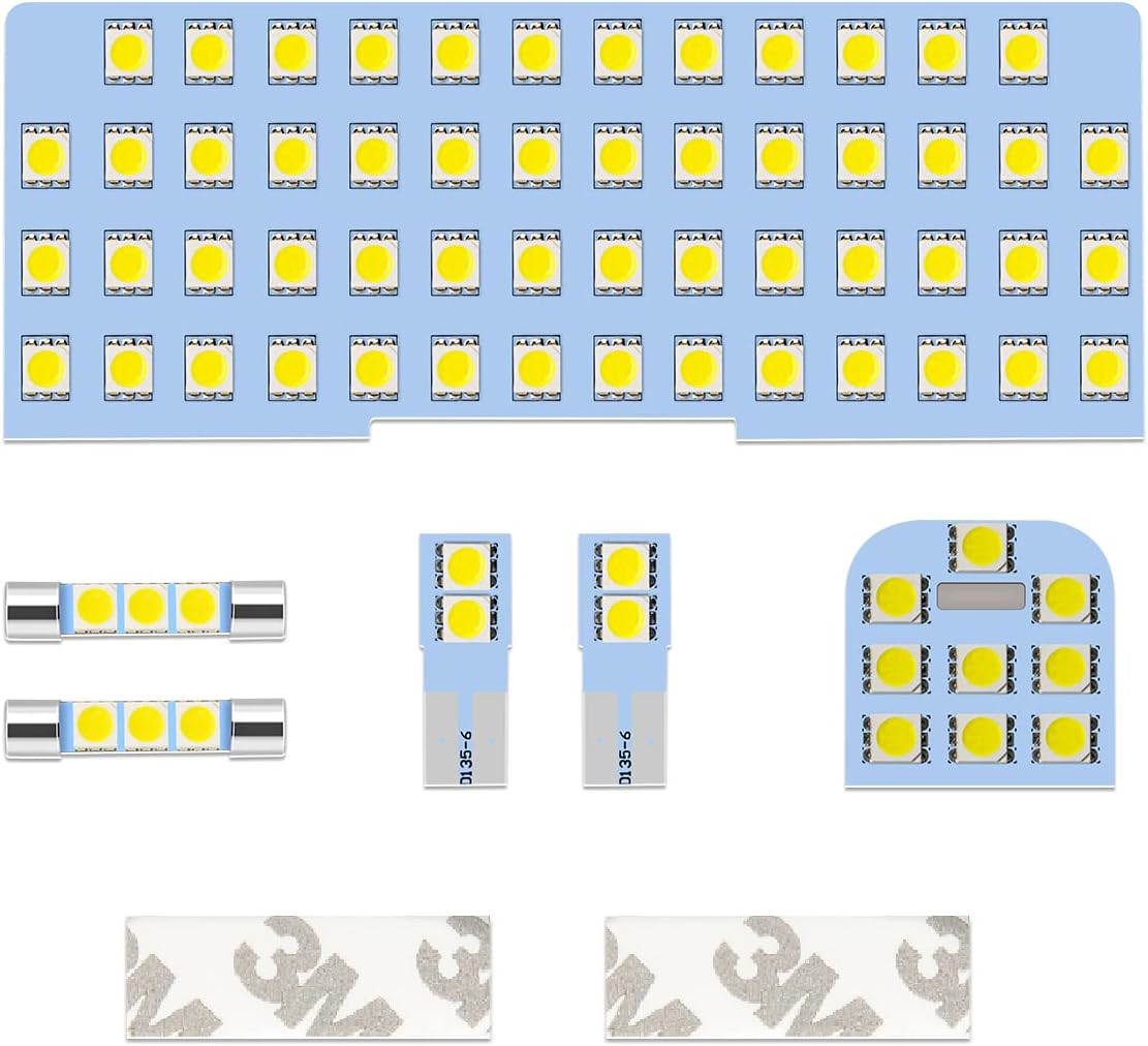 OPPLIGHT 86 LED Room Lamp, Compatible with BRZ, Compatible with Toyota 86 ZN6 / Subaru BRZ ZC6 LED Room Lamp Set, Dedicated Design for Specific Vehicles, Interior Light, Custom Parts, White, 6000K,