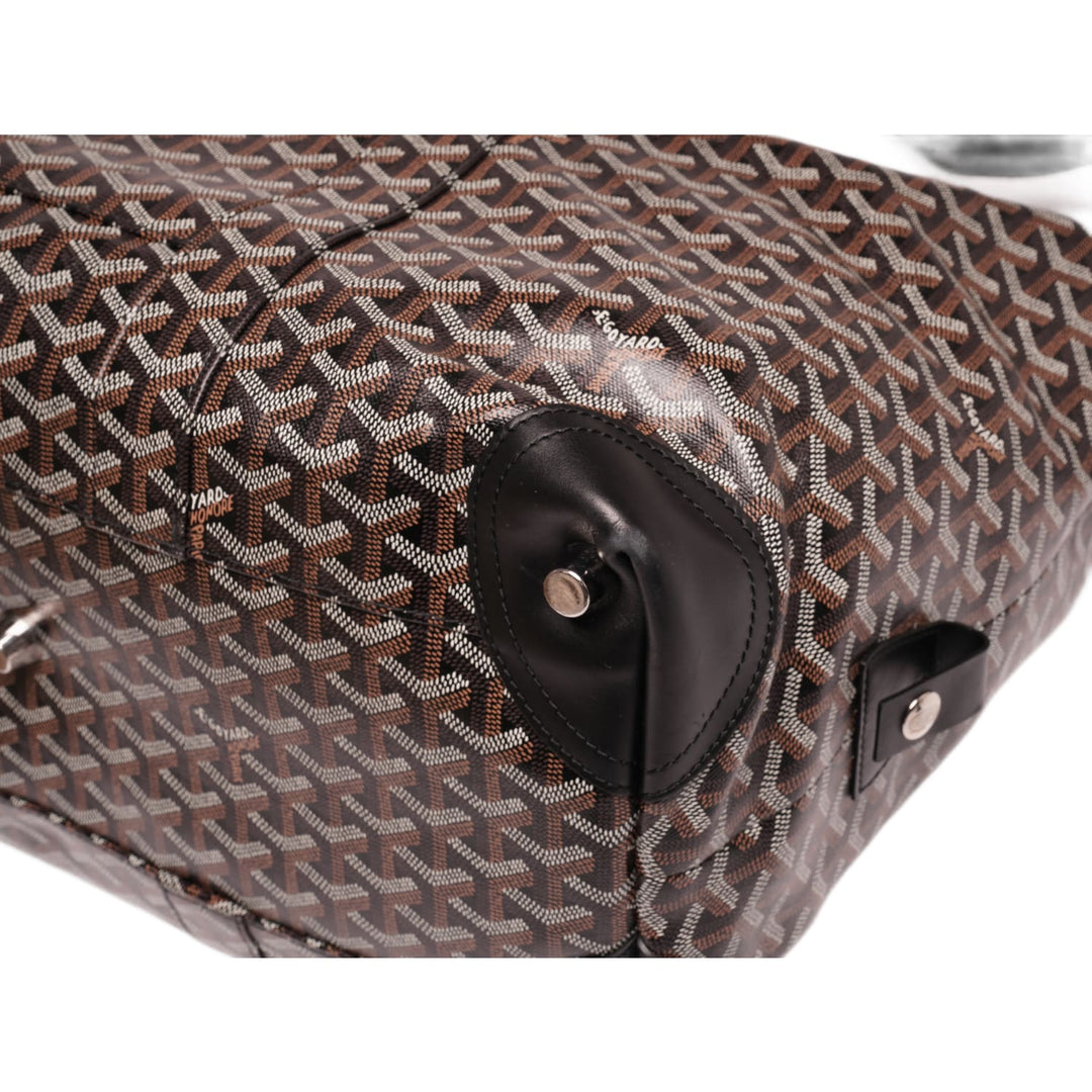 GOYARD 'BLACK' BOWLING 45 DUFFLE BAG