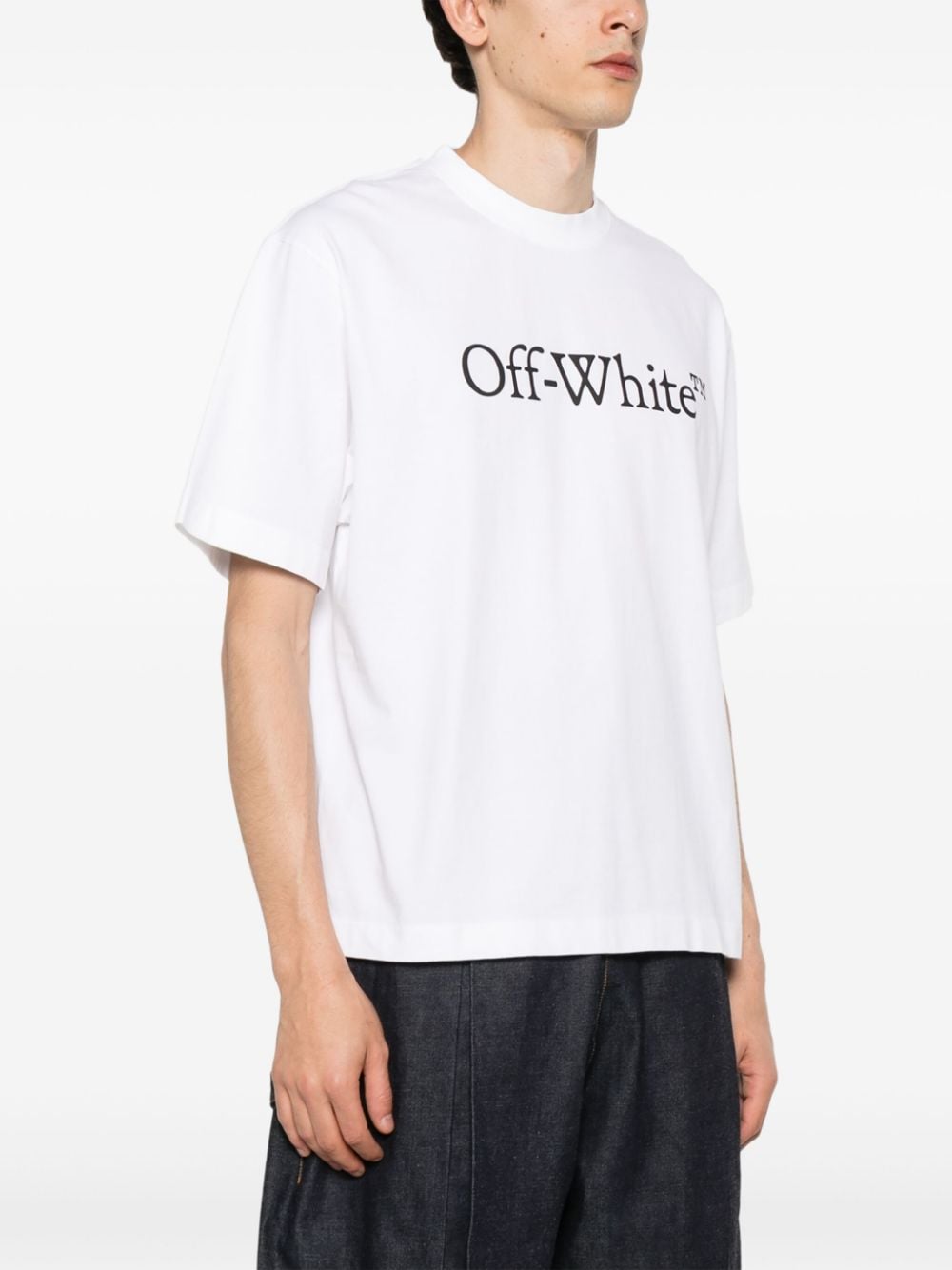 Off Off White Big Bookish Cotton T Shirt - Image 8