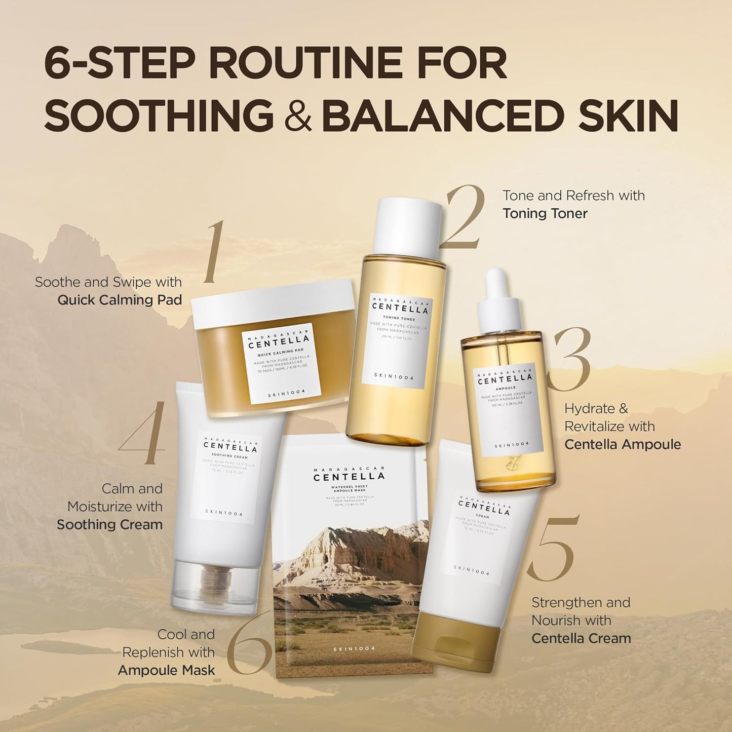 SKIN1004 Madagascar Centella Cream / SKIN1004 Madagascar Centella Cream 2.53 fl.oz Organic Ingredients Moisturizing Brightening