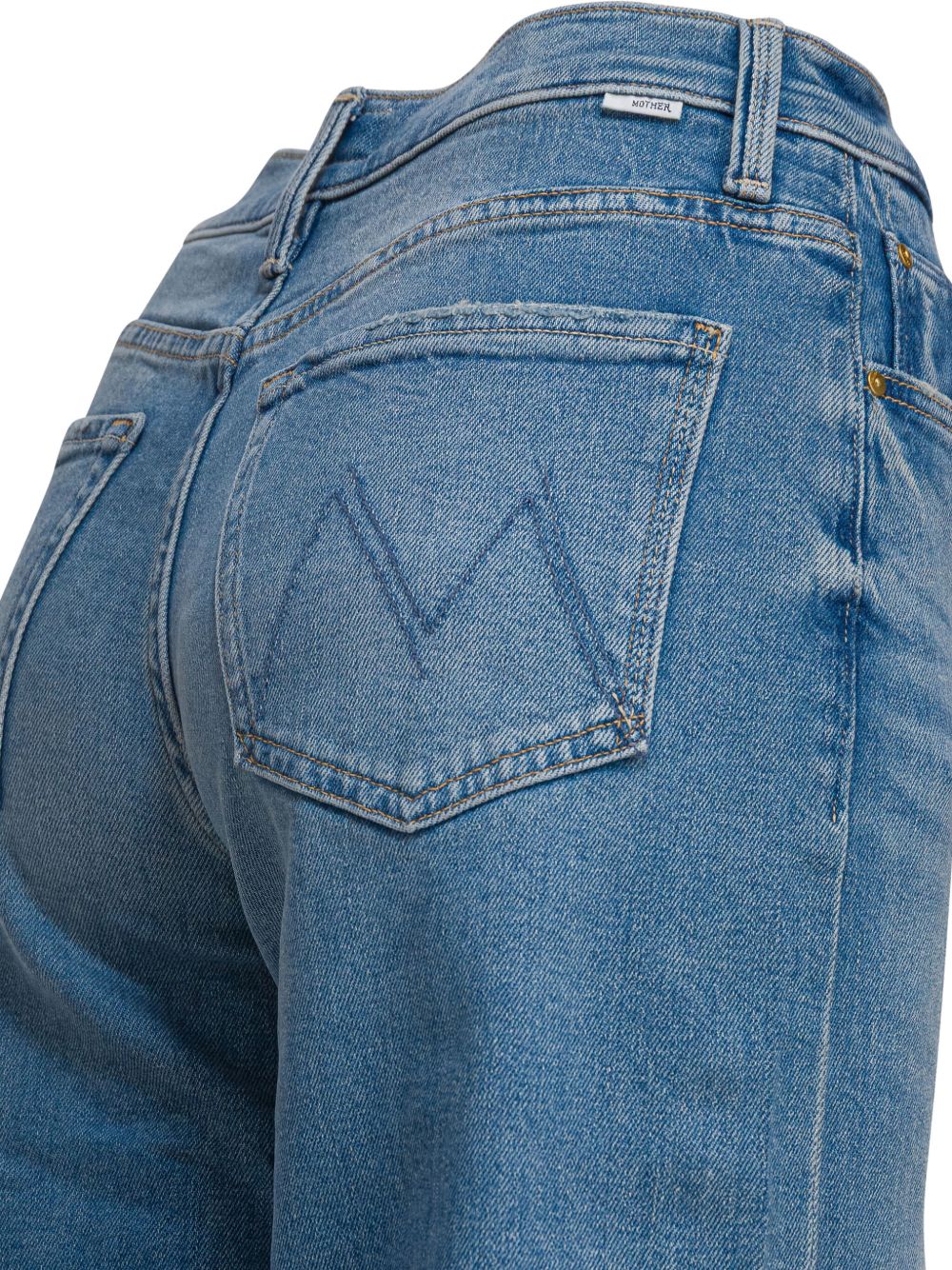 Mother マザーザスピナージップスニークデニムジーンズ - Image 8