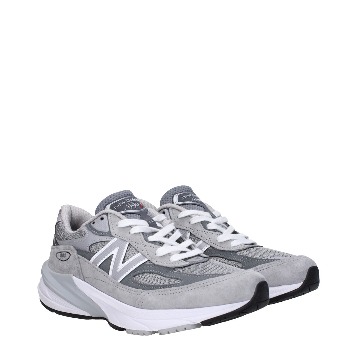 Designer Brand ニューバランススニーカー990V6女性ファブリックグレー - Image 8