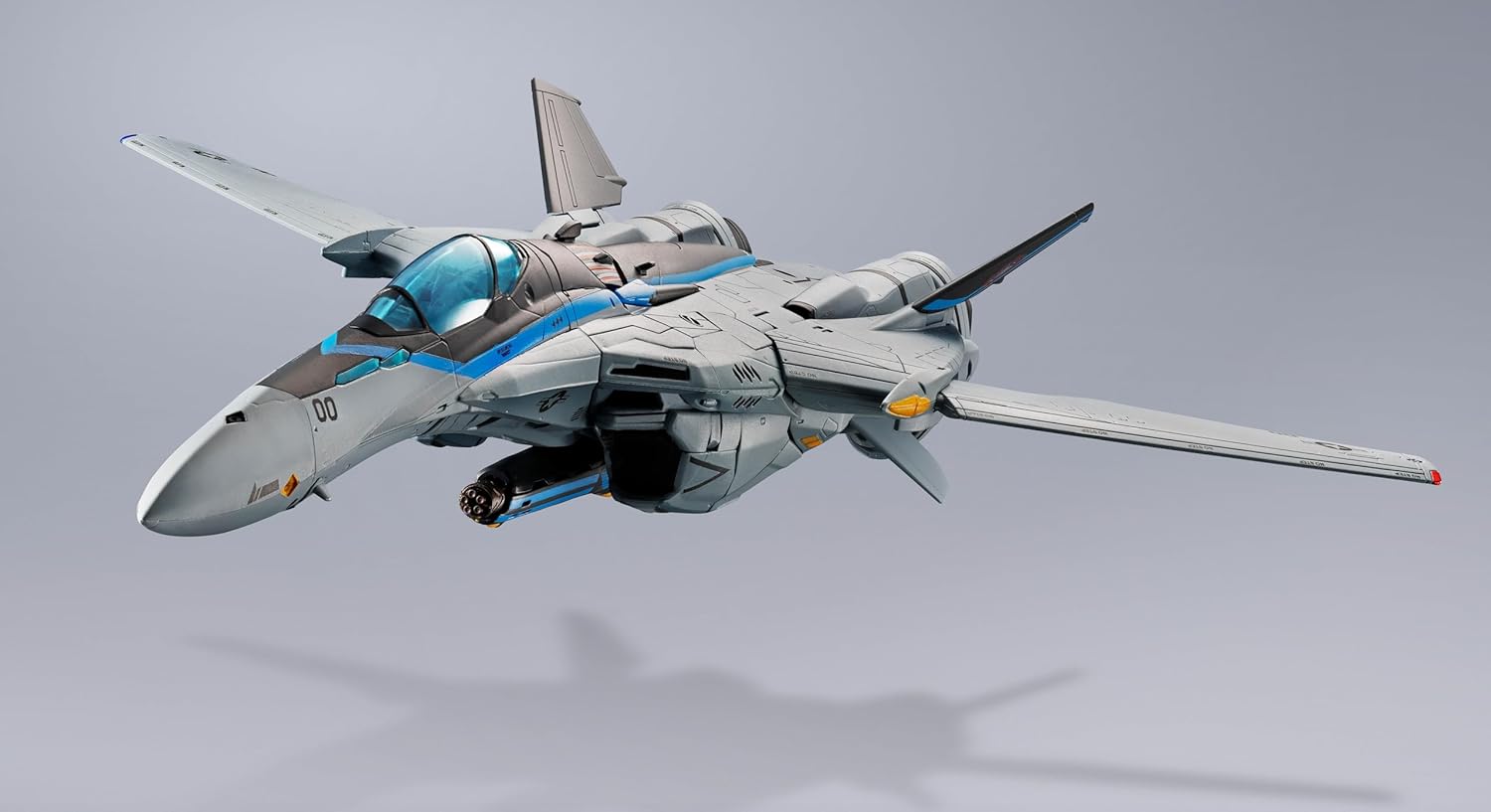 Tamashi Nations DX Chogokin Macross F VF-25 Messiah Valkyrie Top Gun Maverick Version, Approx. 9.8 inches (250 mm), ABS & Die-Cast & PVC Pre-Painted Action Figure