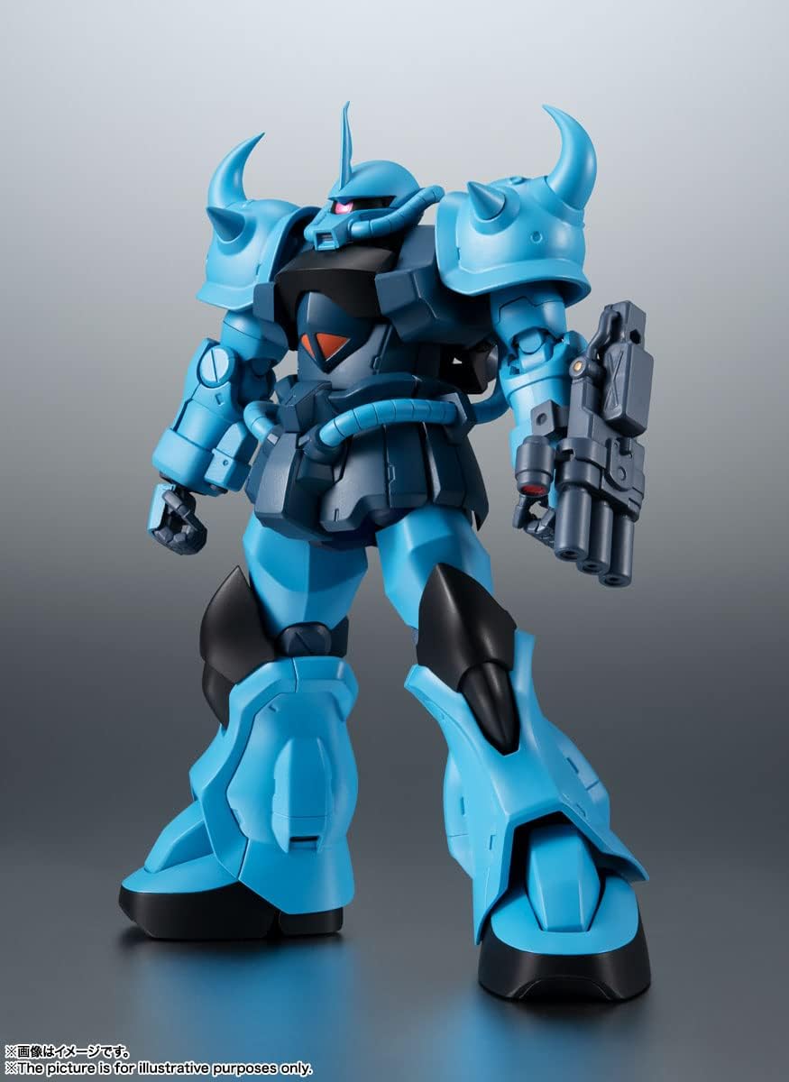 BANDAI SPIRITS BAS63455 ROBOT Spirits Mobile Suit Gundam 08th MS Platoon Side MS MS-07B-3 Gouf Custom Version, A.N.I.M.E. Approx. 4.9 inches (125 mm), PVC & ABS, Painted Action Figure