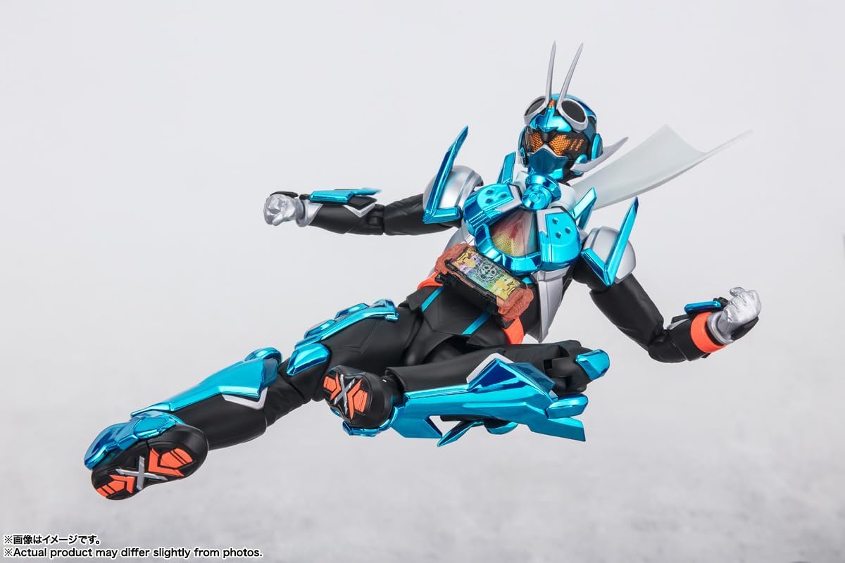 BANDAI SPIRITS S.H. Figuarts Kamen Rider Gatchard Steam Hopper (First-Press Production), Approx. 5.9 inches (150 mm), PVC & ABS, Pre-painted Action Figure
