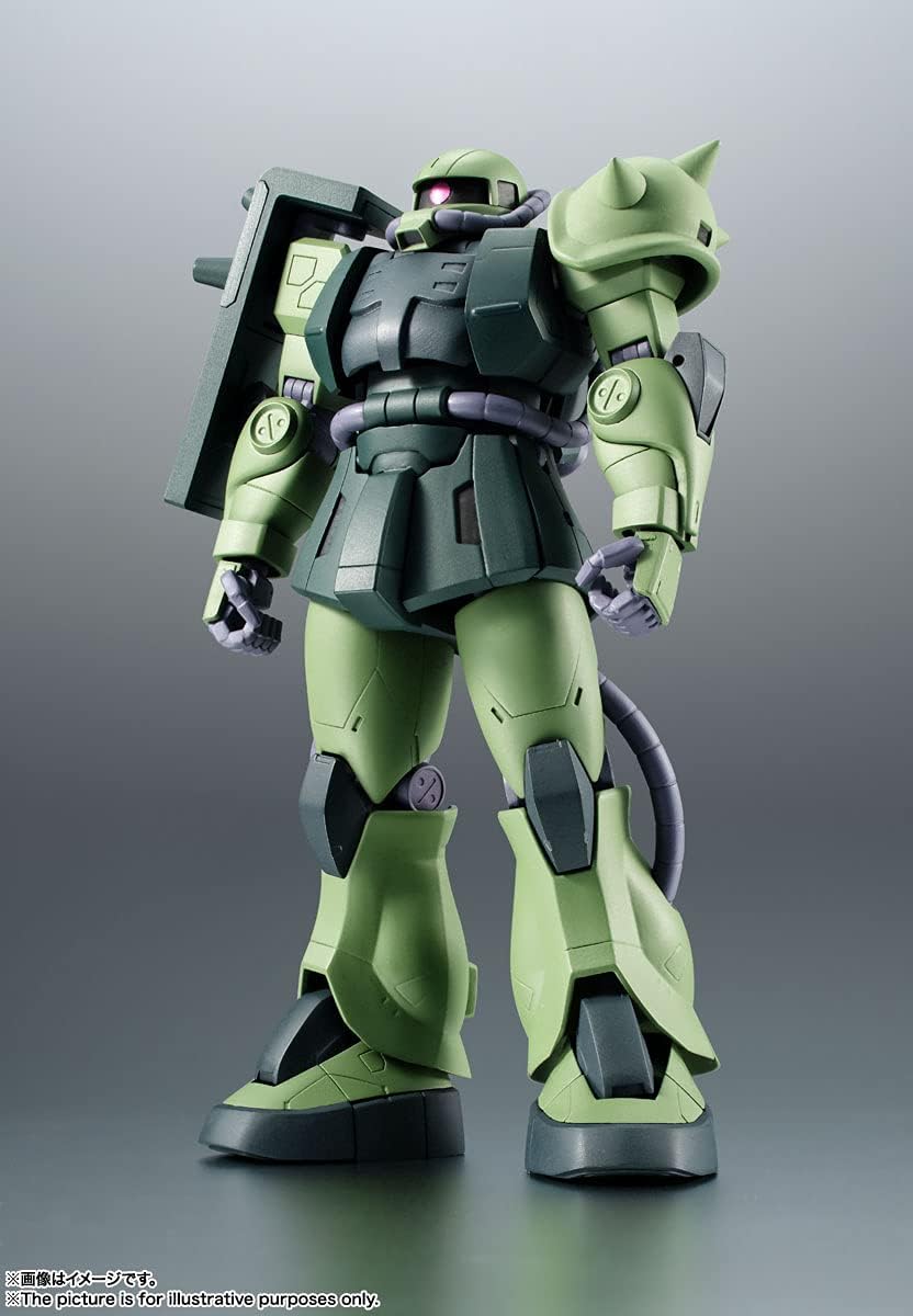 Robot Spirits BAS62984 Mobile Suit Gundam 08th MS Platoon [SIDE MS] MS-06JC Land Battle Type Zaku II JC Type Version A.N.I.M.E. Approx. 4.9 inches (125 mm), PVC & ABS Pre-painted Action Figure