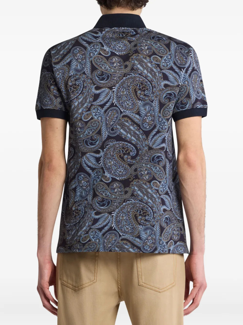 Etro Etro Paisley Print Polo - Image 8
