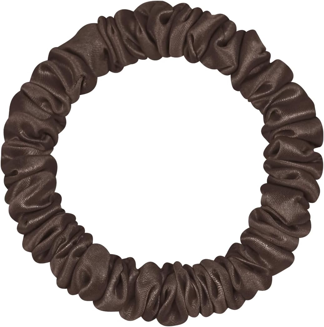 Utukky Silk Hair Rubber Silk Scrunchy Volume, Stylish, Adult 100% Natural Silk, 6A Class, Hair Accessories, Hair Accessories, Anti-Static, Gentle on Hair, Mature Gift, Set of 1