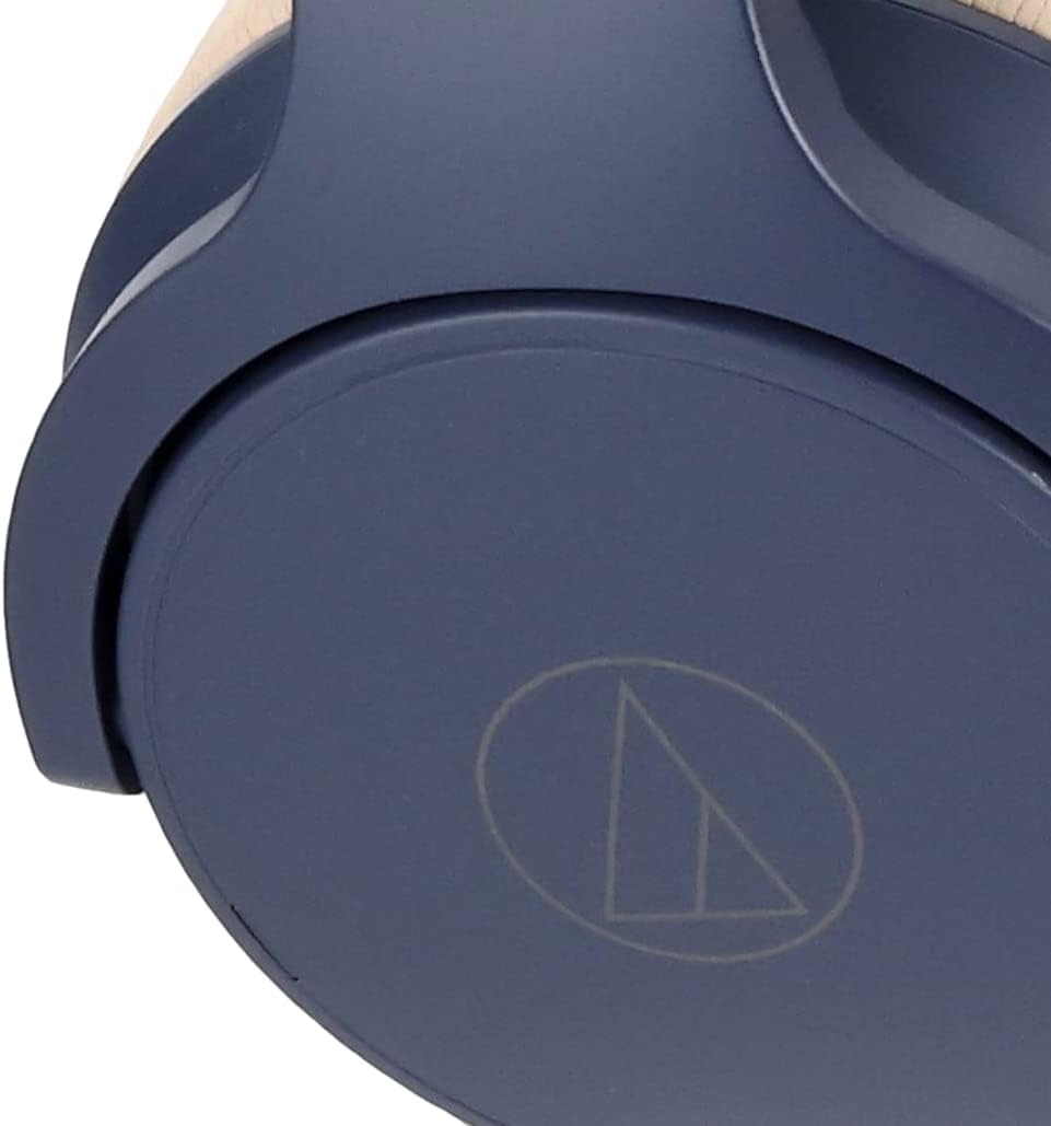 Audio Technica ATH-S220BT NBG Wireless Headphones Bluetooth Up to 60 Hours Playtime Fast Charging Low Latency Mode Multi-Point Support On-Ear Headphones Slim Domestic Genuine ATH-S220BT NBG Navy Beige