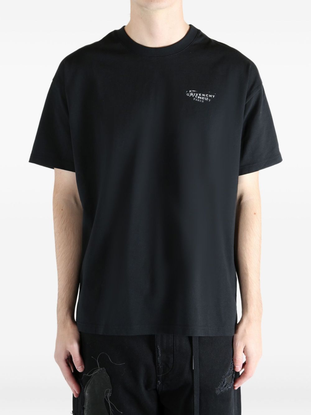 Givenchy ジバンシィ ロゴ コットン T シャツ - Image 8