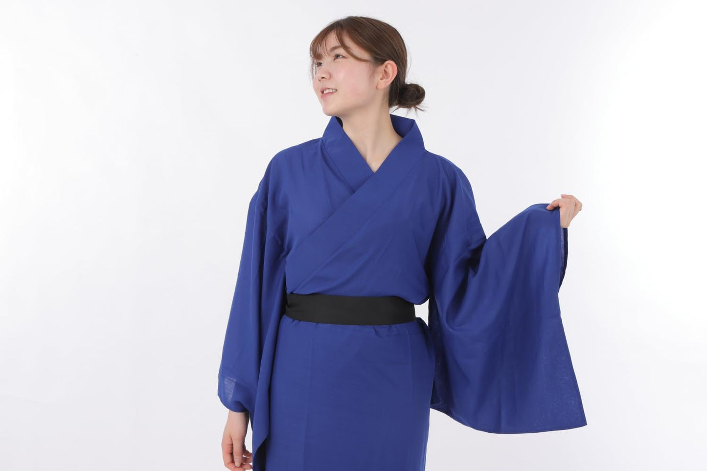 Magic Night Kimono Color Kimono, Blue, 63.0 - 68.9 inches (160 - 175 cm), Cosplay, Costume, Theater, Period Drama, Party