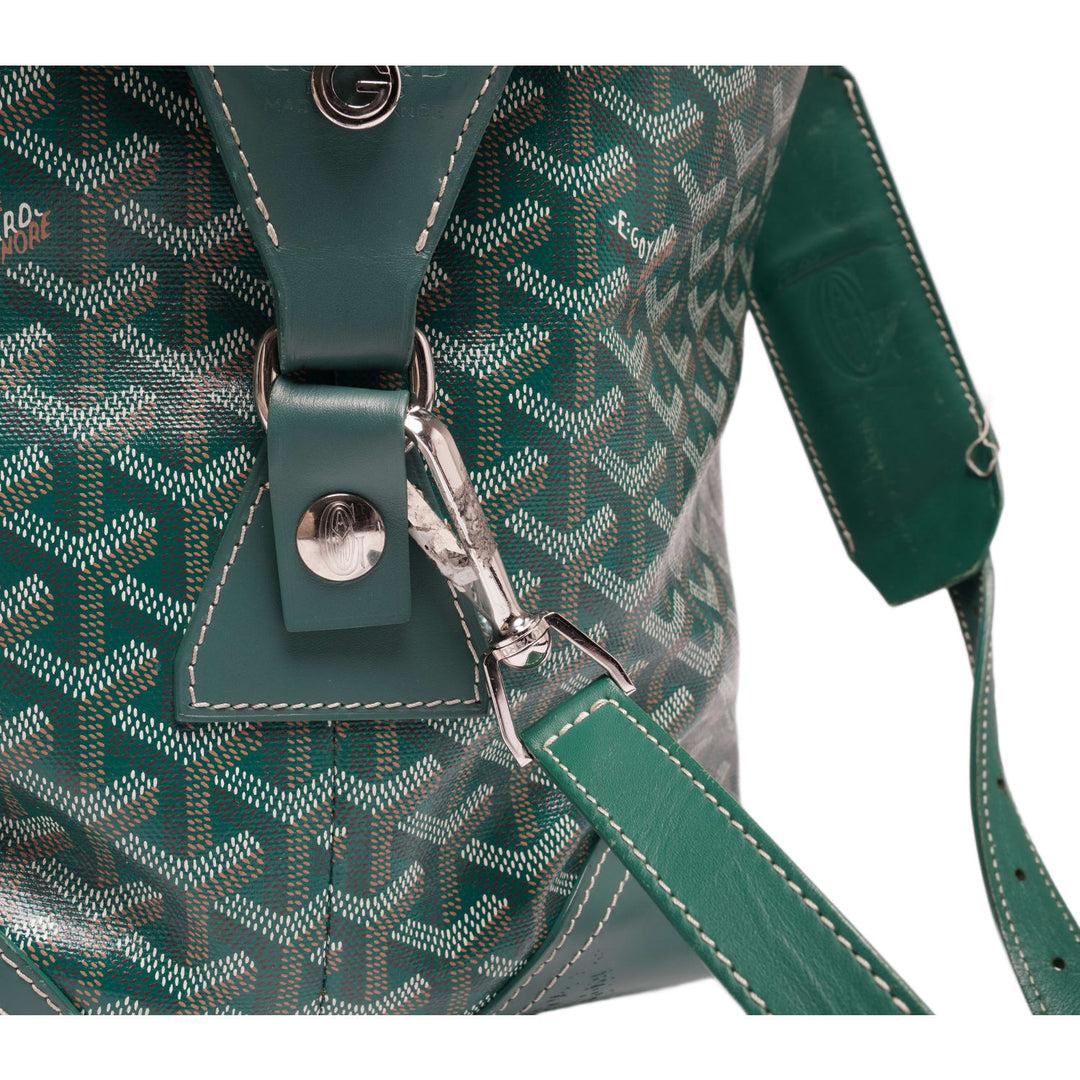 GOYARD 'GREEN' BOWLING 45 DUFFLE BAG