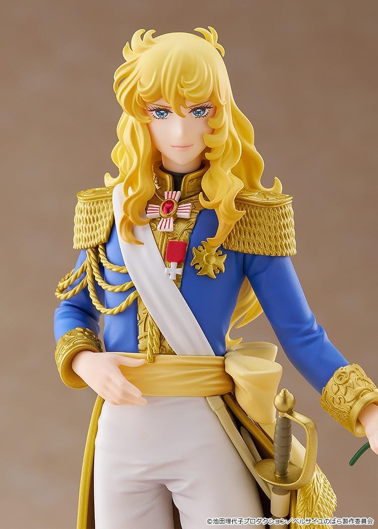 Good Smile Company "Roses of Versailles" Movie Anime POP UP PARADE, Oscar Francois de Giargé, Plastic, Painted and Assembled Product, Non-scale, Exclusive Base Included, Total Height Approx. 7.5