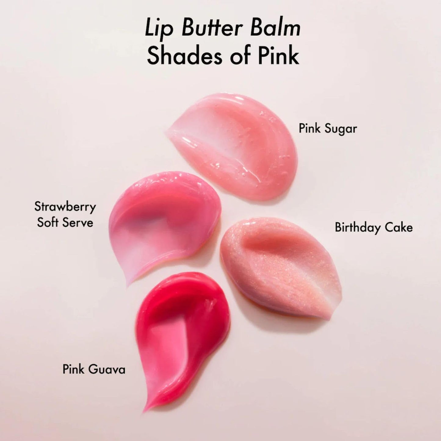 Summer Fridays Lip Butter Balm Sweet Pink Duo - Conditioning Tinted Lip Balm + Overnight Mask for Instant Shine + Color - With Hydrating Shea Butter - Strawberry Soft Serve + Birthday Cake (2 Count)