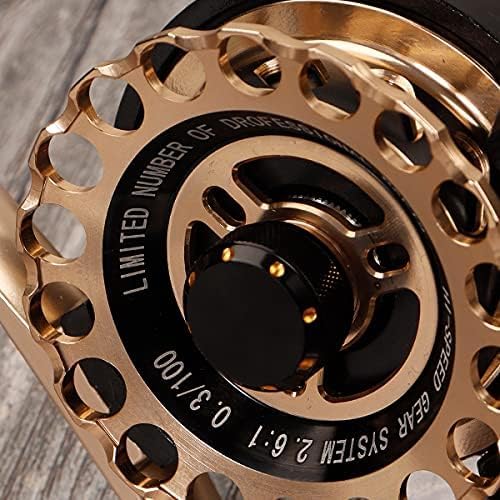 Raft Reel, Chinu Reel, Raft Fishing Reel, Casserile, Pre-punched, Drop In, 2.6:1 Gear Ratio, 10+1BB, Rafting, Ice Fishing, Surf Fishing, Left/Right Winding