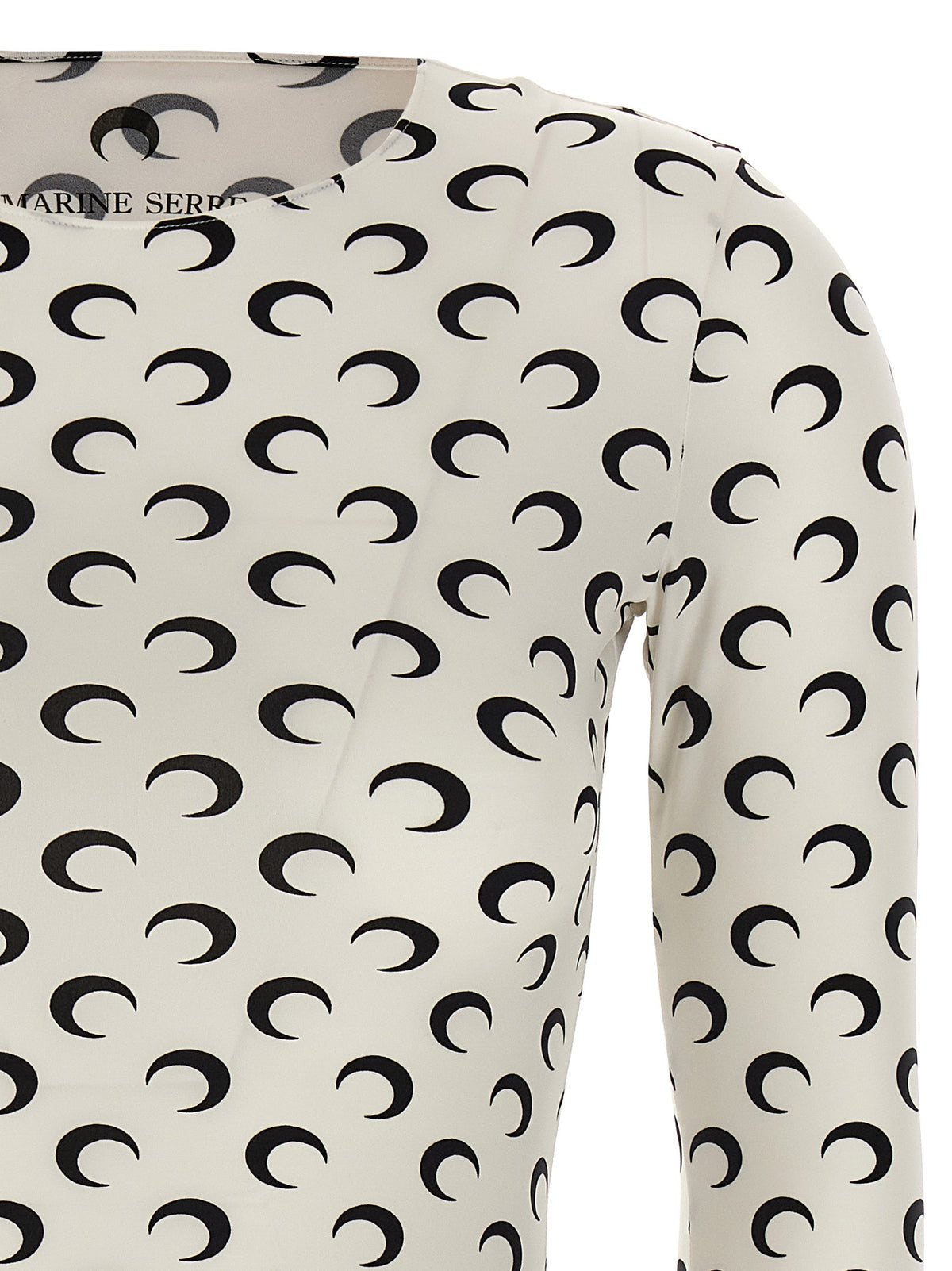 Marine マリンセール「月の印刷ジャージーセカンドスキン」Tシャツ - Image 8