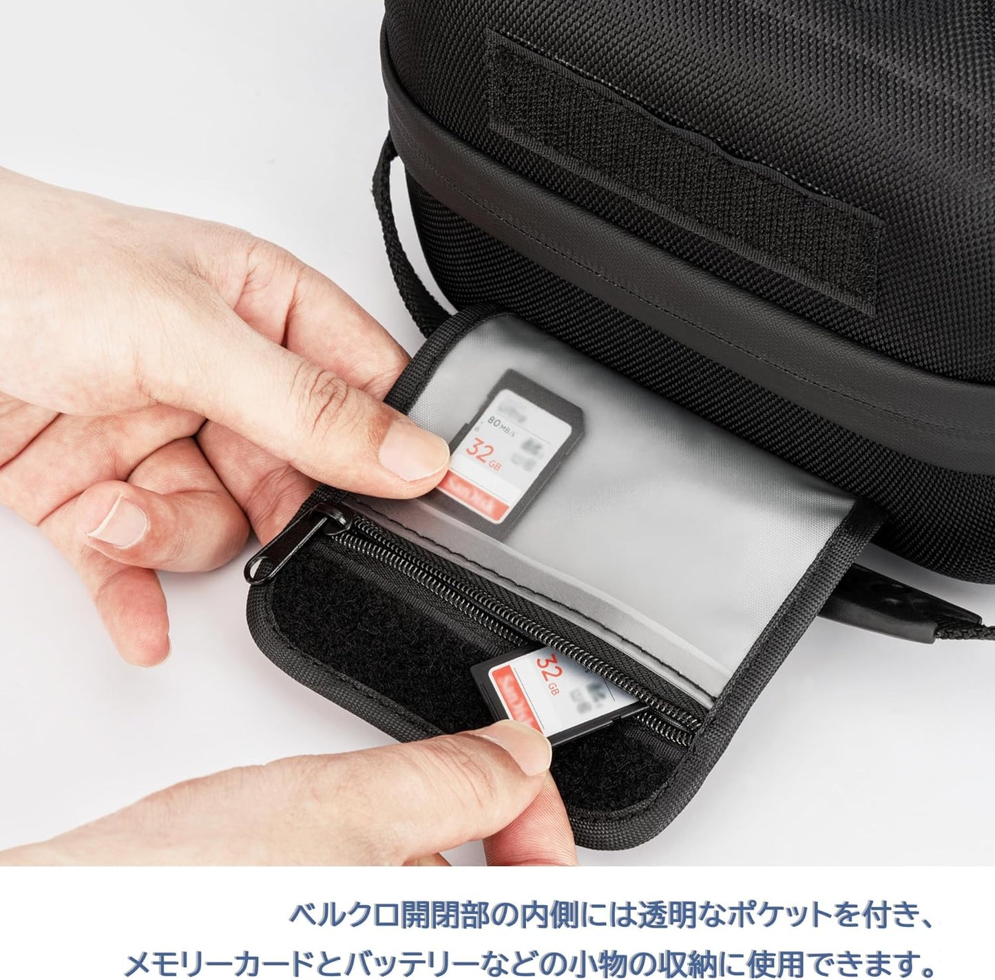 JJC Upgraded Camera Case Camera Bag for Canon EOS R100 R8 R50 R6 Mark II R7 R10 Sony a7C II a7C R a7RV a7 IV Fujifilm X-T5 X-T4 X-T3 X-T2 X100V X100F X100 Shockproof 3-way handbag with strap travel