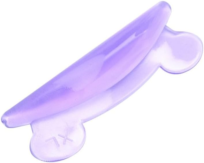 4 Pairs Purple Eyelash Extensions Silicone Pads Bear Shape Lash Lift Perm Pad 3D Eyelash Curler Accessories Makeup Beauty Tools