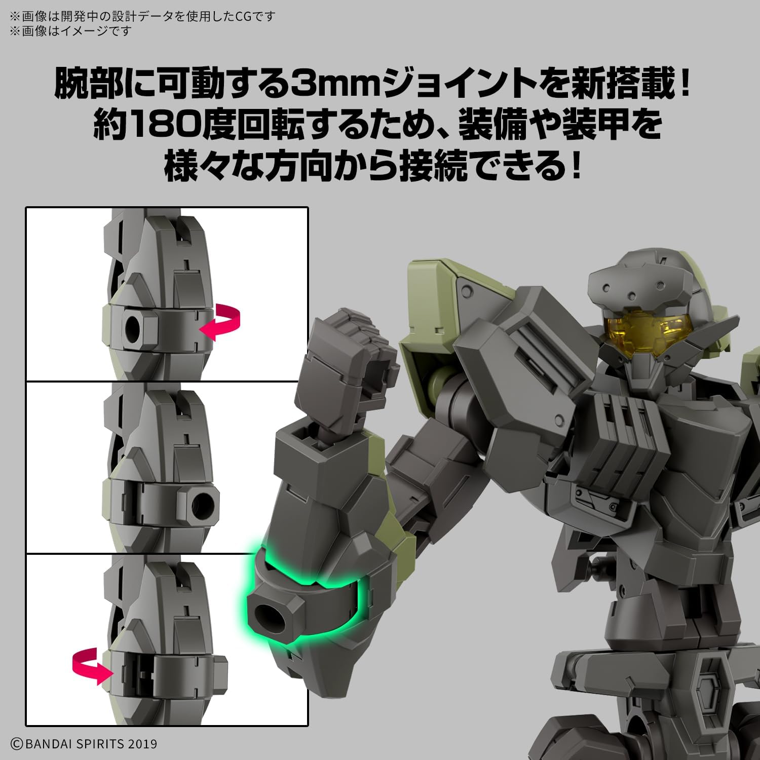 Bandai Spirits 30MM eEXM-40 Ignite 02 1/144 Scale Color-Coded Plastic Model Kit