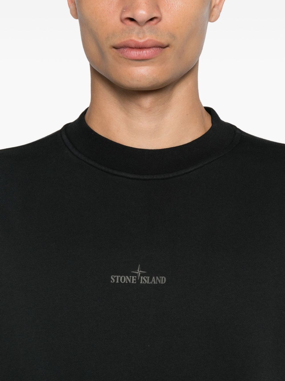 Stone Stone Island Printed Oversize Sweatshirt - Image 8