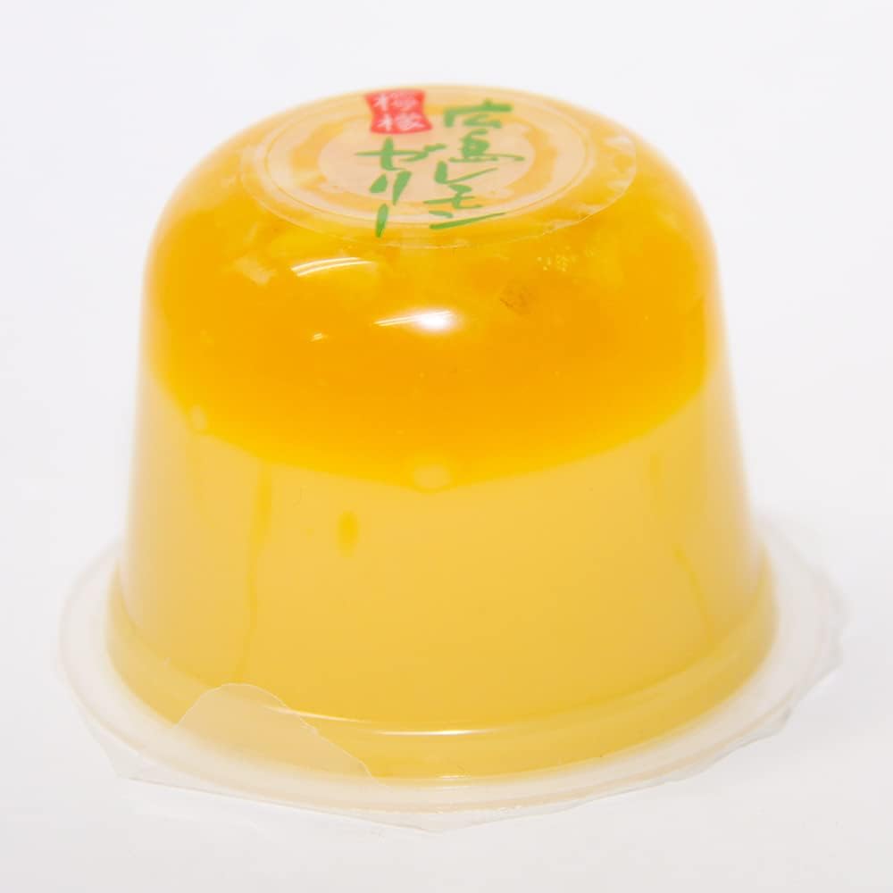 Hiroshima Mika Inoshima Hasaku Jelly, Inshima Hasaku Sherbet, Hiroshima Lemon, Jelly, Milk, Clear, Set of 12, Made in Hiroshima Prefecture, Souvenir, Popular Item