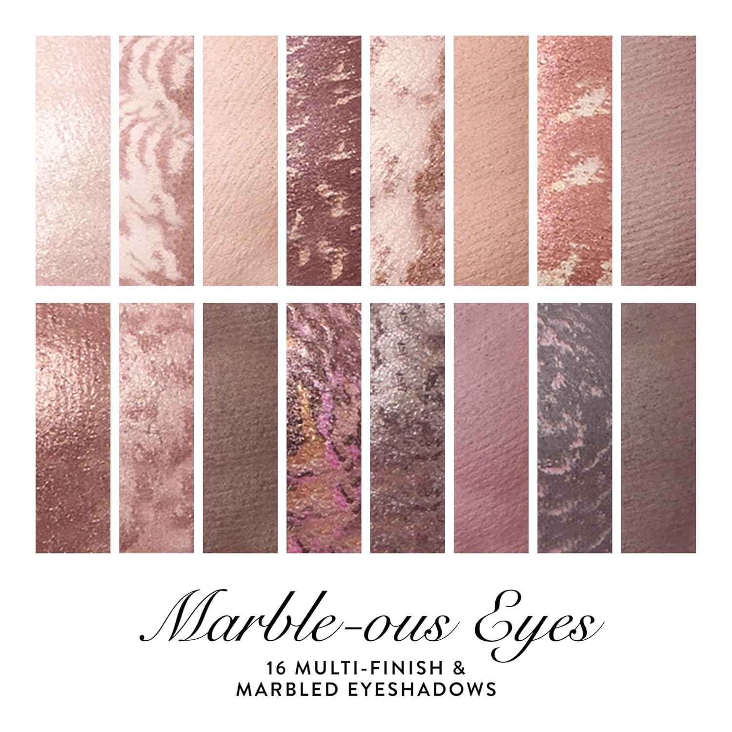 LAURA GELLER NEW YORK Paleta de sombras de ojos de mármol – 16 sombras de ojos horneadas y marmoladas multiacabado en acabados mate y satinado – Edición limitada Draper James Collaboration
