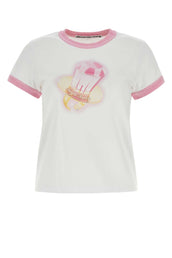 T By Alexander Wang Tによるアレクサンダー・ワン・チョーク特大綿Tシャツ - Image 8